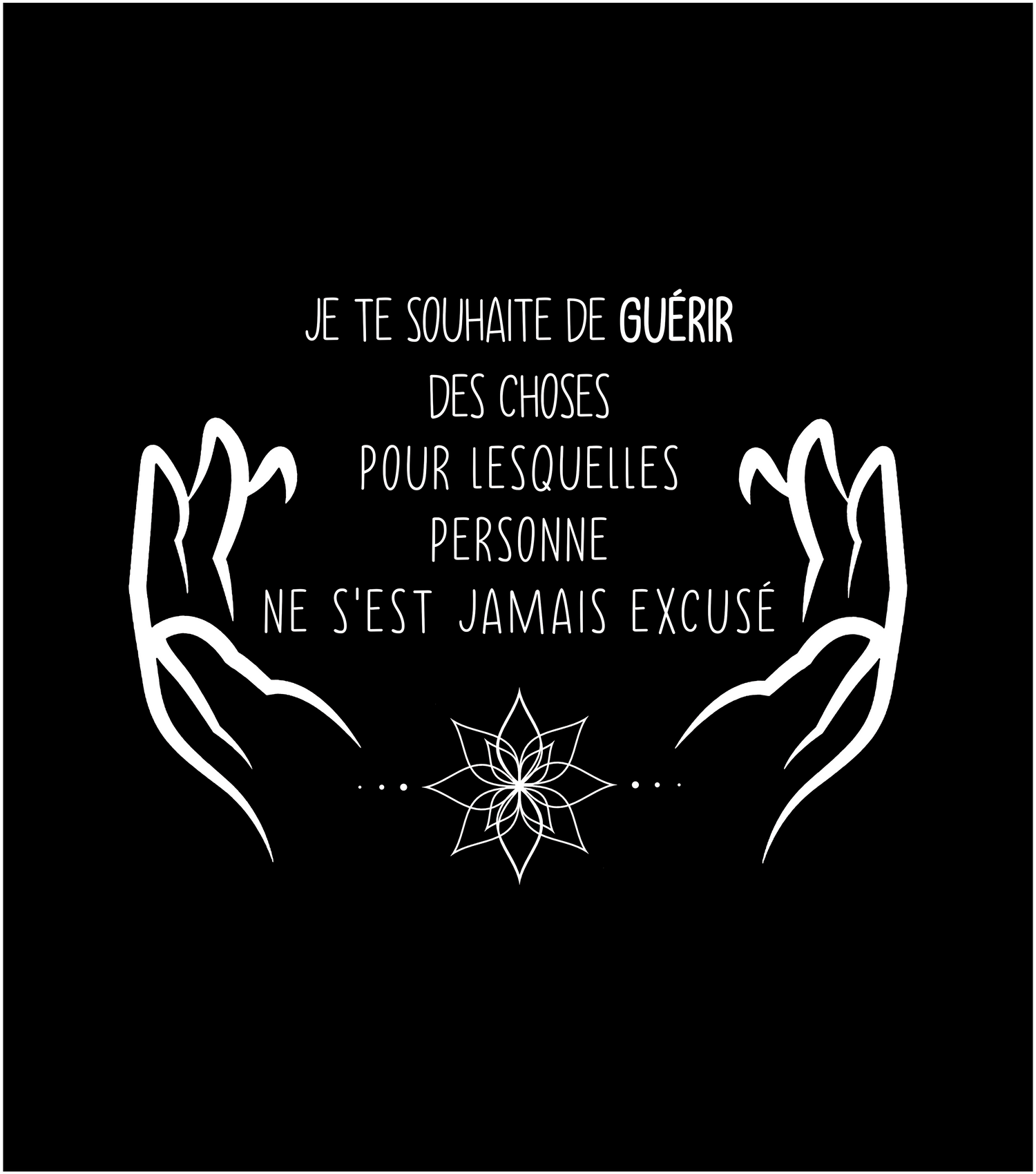 Je te souhaites de guérir - Vox Healing Collection - Vêtements et Accessoires - Portez des mots qui vous soignent - Vox Boutique