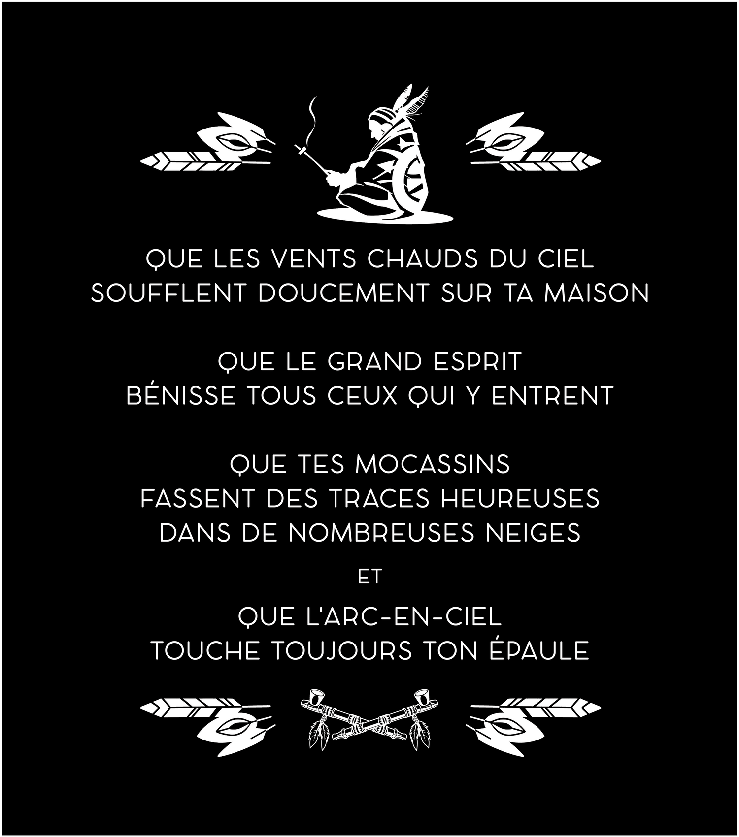 Que les vents chauds du ciel - Vox Wisdom Collection - Vêtements et Accessoires - Portez des mots inspirants - Vox Boutique