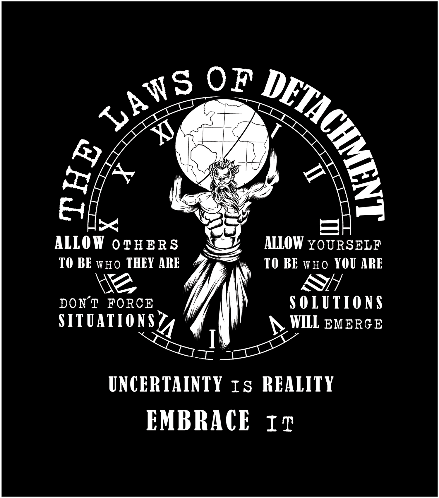 The Laws of Detachment - Vox Consciousness Collection - Clothes and Accessories - Wear Conscious words - Vox Boutique