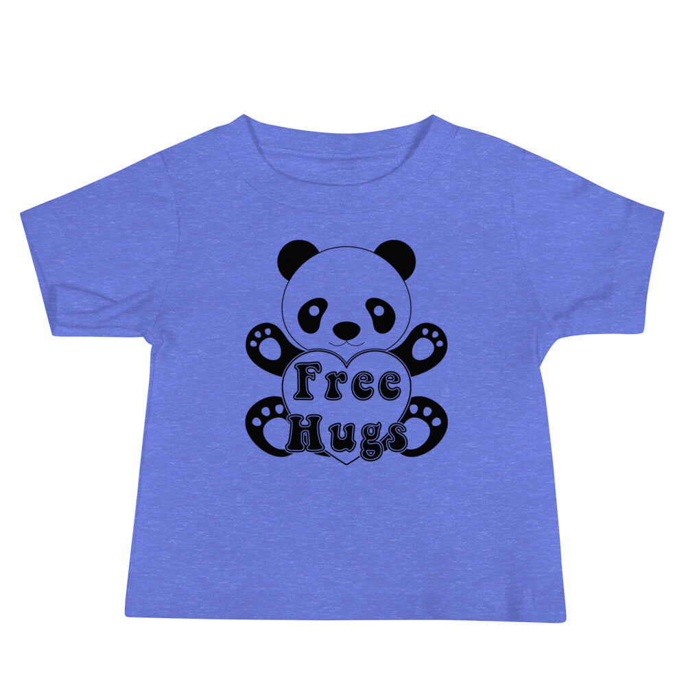 Baby Jersey Short Sleeve Tee - Free Hugs Panda