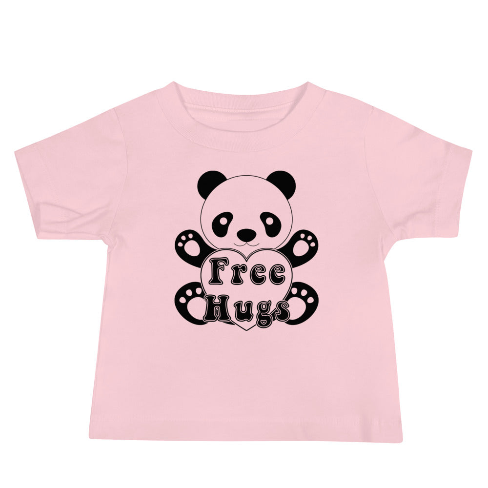 Baby Jersey Short Sleeve Tee - Free Hugs Panda