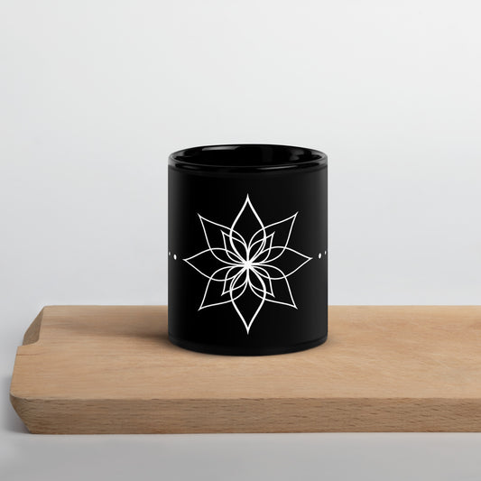 Black Glossy Mug - I wish you Healing