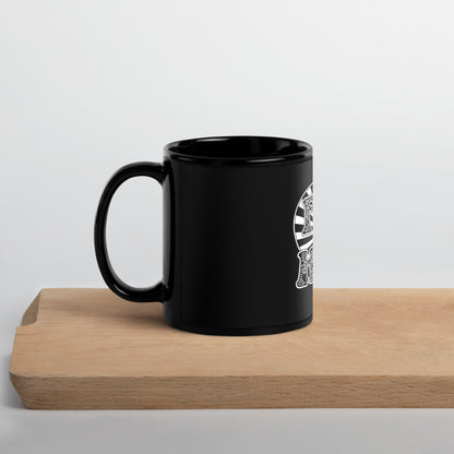 Black Glossy Mug - Free Hugs