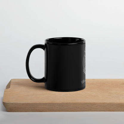 Mug brillant noir - Ennéagramme type 9