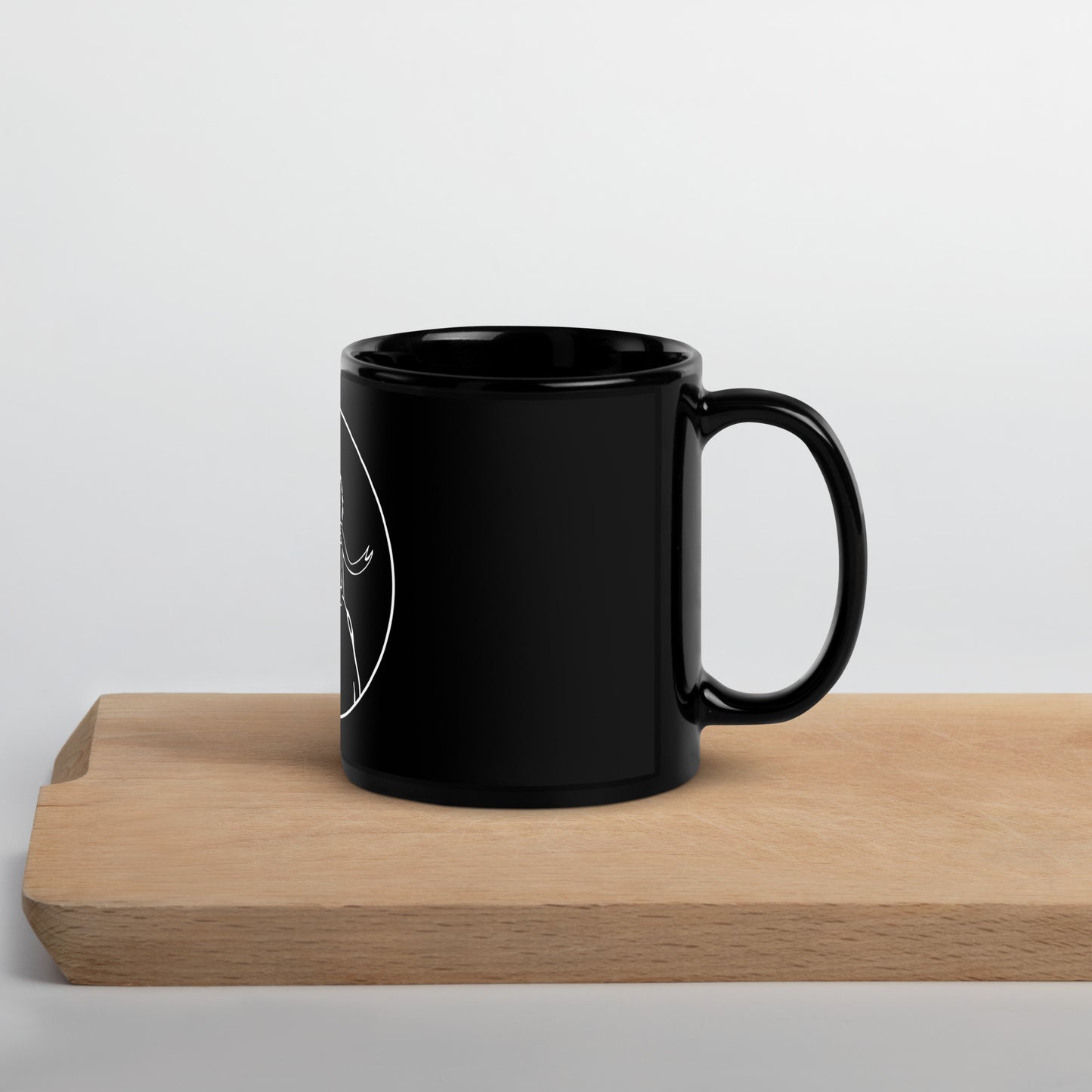 Black Glossy Mug - If you're too tired to talk