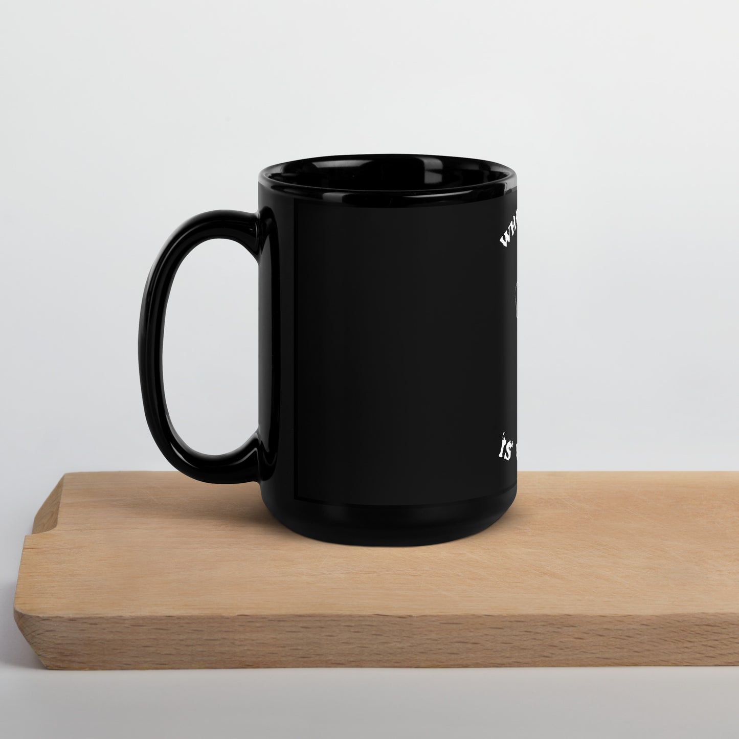 Black Glossy Mug - Who are you when no one is watching