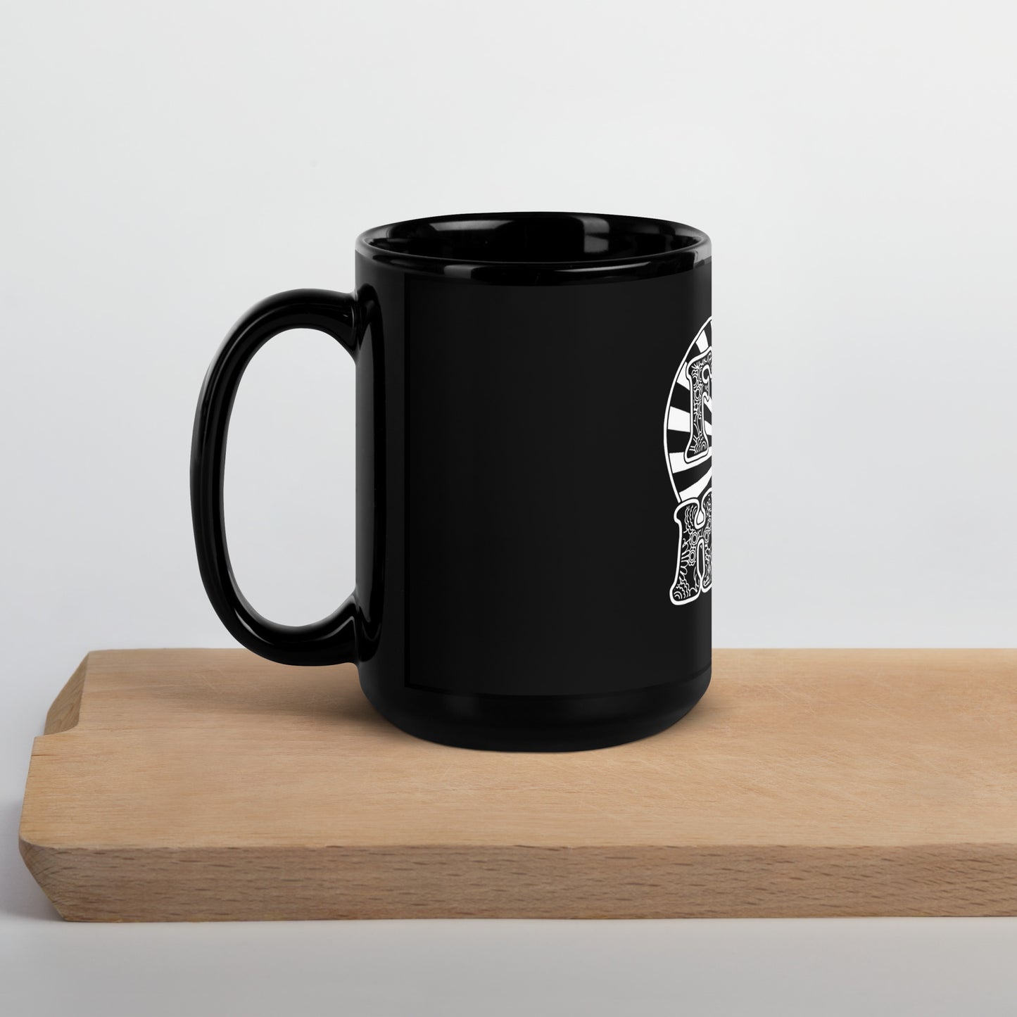 Black Glossy Mug - Free Hugs