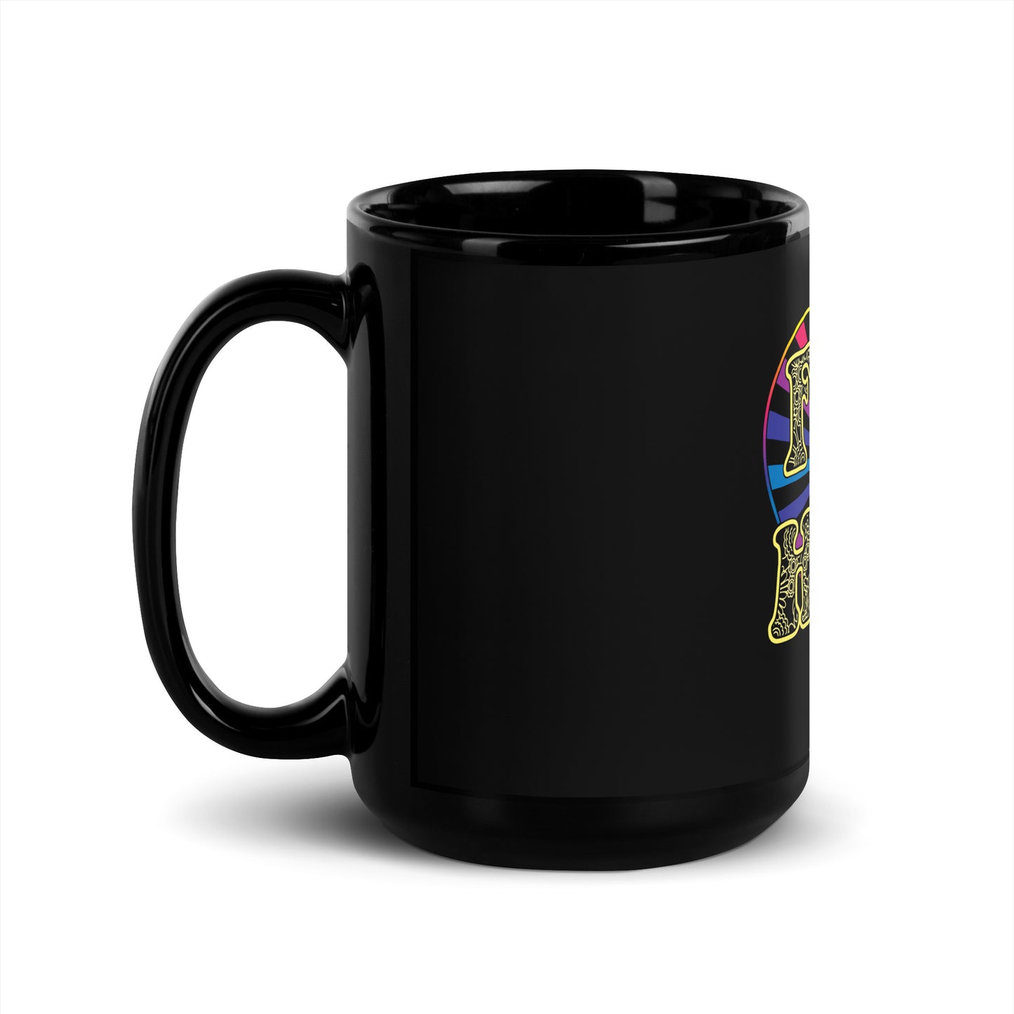 Vox Special - Black Glossy Mug - Free Hugs Color