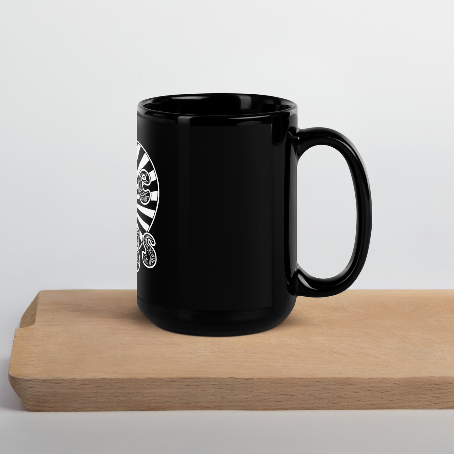 Black Glossy Mug - Free Hugs