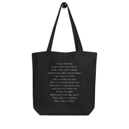 Eco Tote Bag - I must not Fear