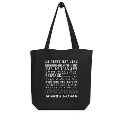 Tote Bag Bio - Le temps est venu