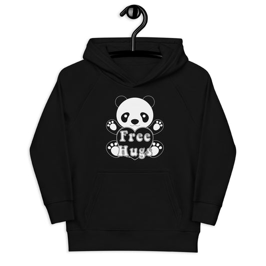 Kids eco hoodie - Free Hugs Panda