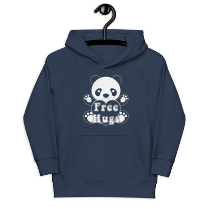 Kids eco hoodie - Free Hugs Panda