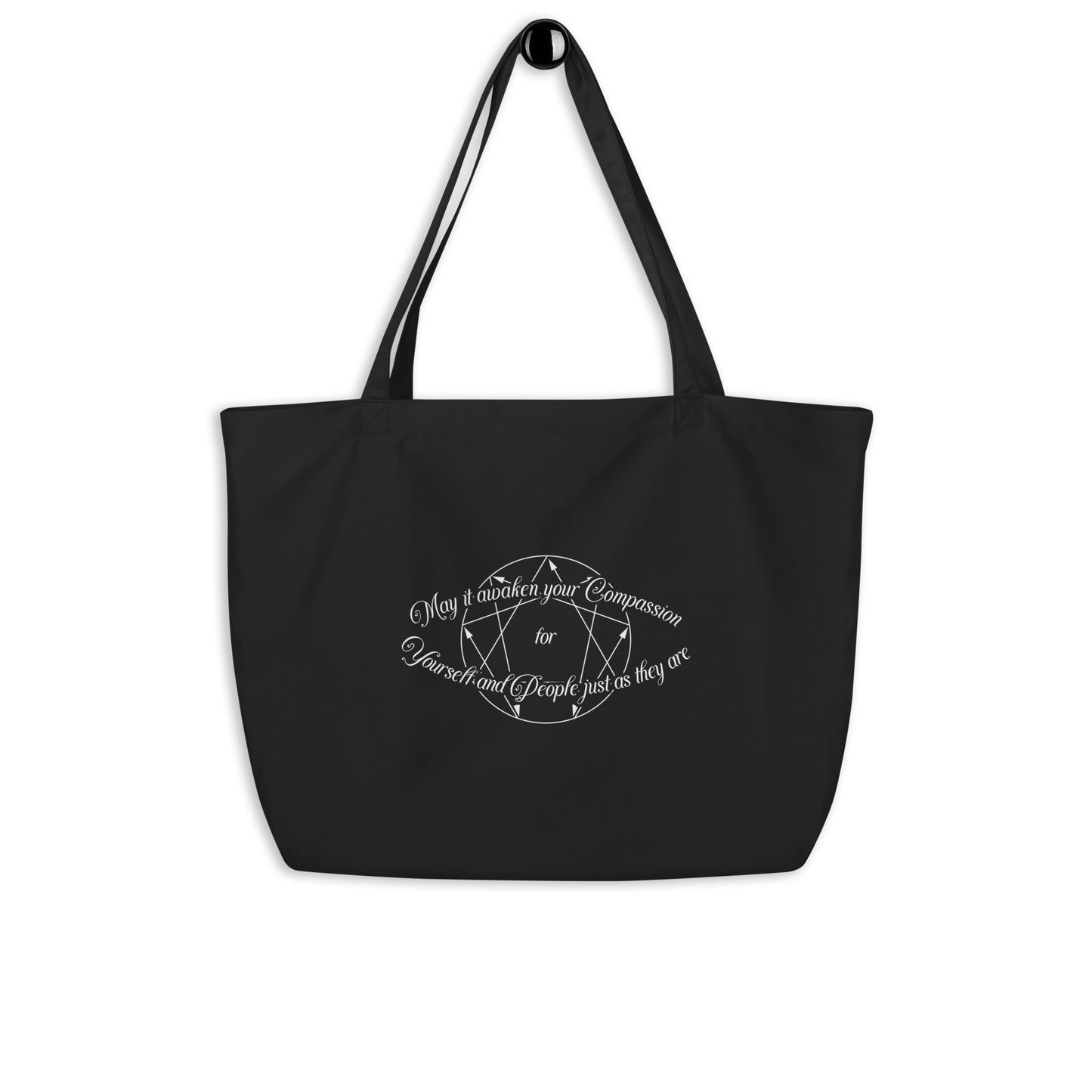 Large organic tote bag - Enneagram type 2