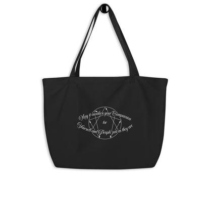 Large organic tote bag - Enneagram type 2