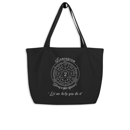 Large organic tote bag - Enneagram type 2