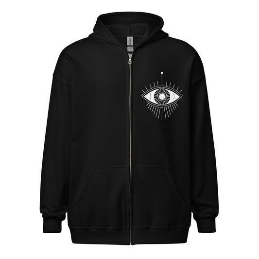 Unisex heavy blend zip hoodie - I Have Three Eyes