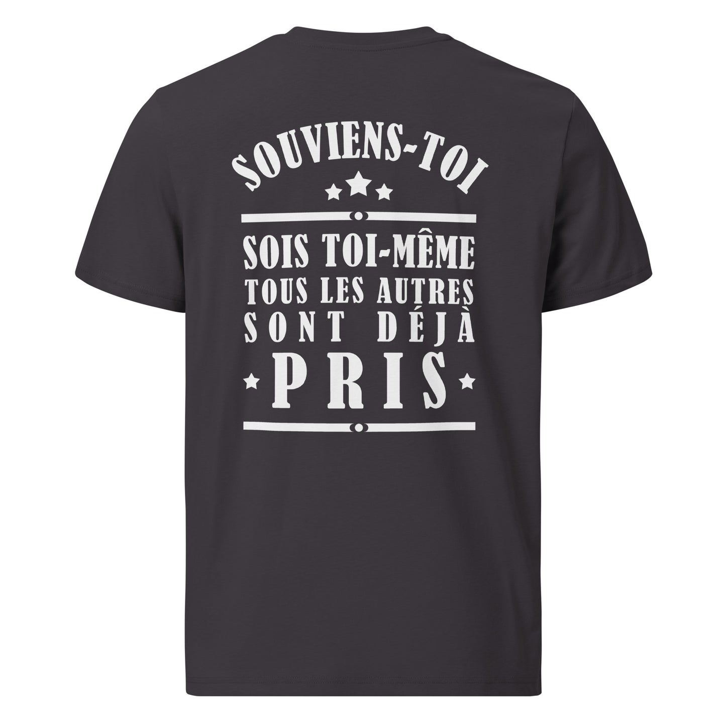 T-shirt unisexe en coton biologique - Souviens-toi