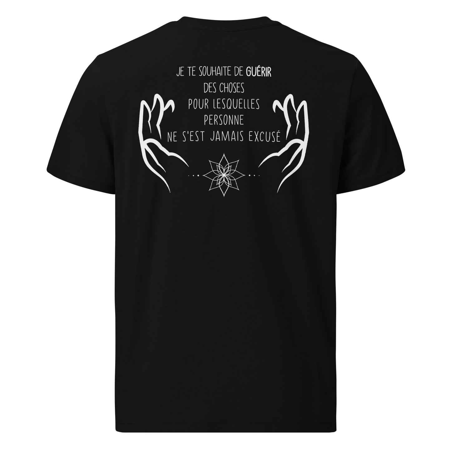 T-shirt unisexe en coton biologique - Je te souhaite de guérir