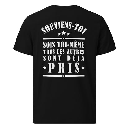 T-shirt unisexe en coton biologique - Souviens-toi