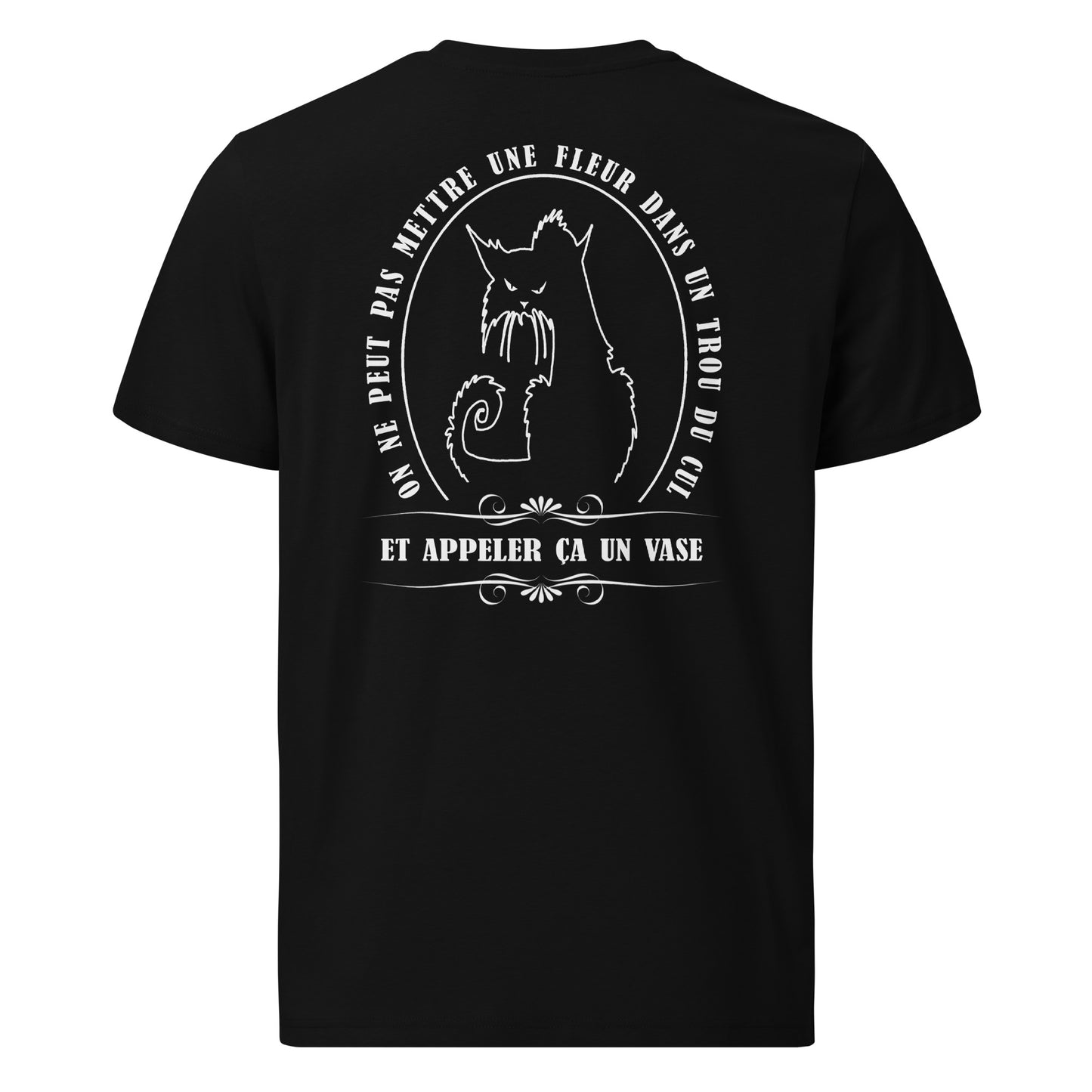 T-shirt unisexe en coton biologique - Il faut arrêter de trouver des excuses aux imbéciles