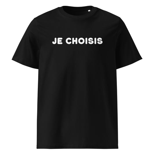 T-shirt unisexe en coton biologique - Je Choisis