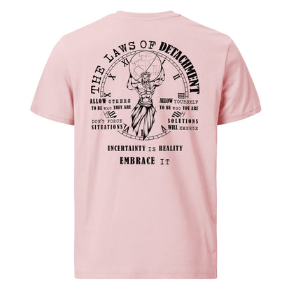 Unisex organic cotton t-shirt - The Laws of Detachment