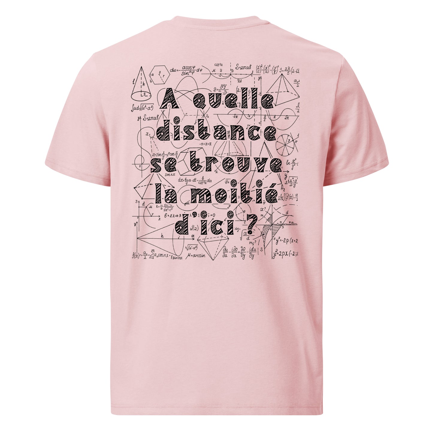 T-shirt unisexe en coton biologique - A quelle distance se trouve