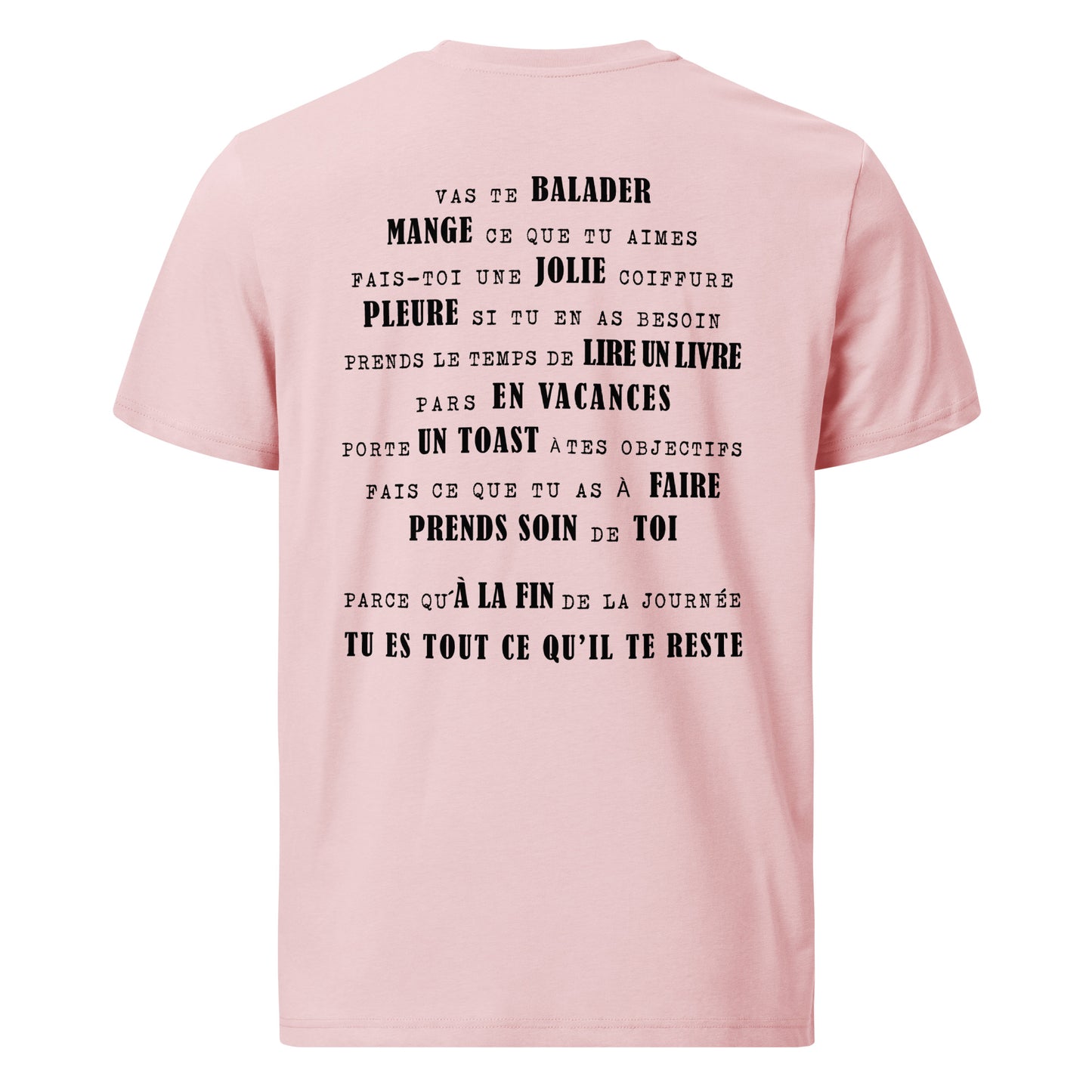 T-shirt unisexe en coton biologique - Vas te ballader