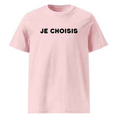 T-shirt unisexe en coton biologique - Je choisis