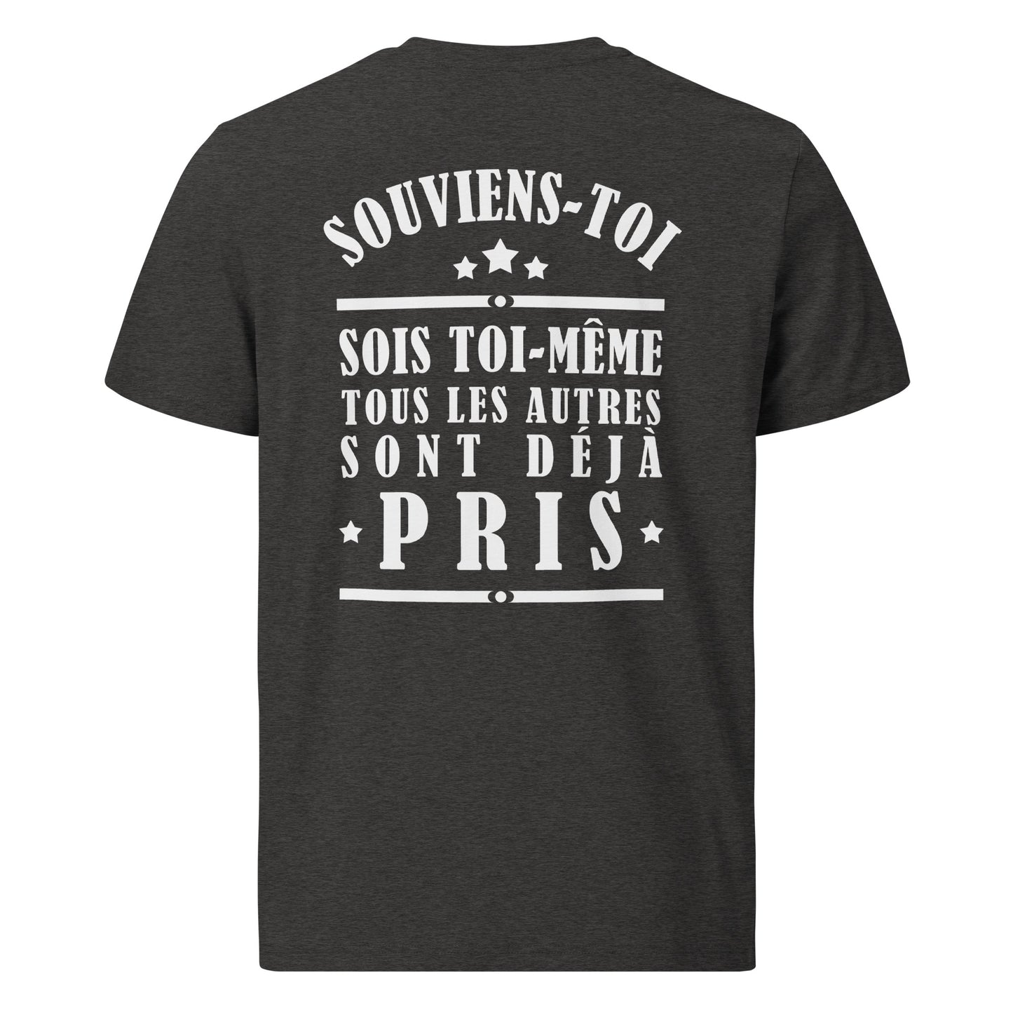 T-shirt unisexe en coton biologique - Souviens-toi