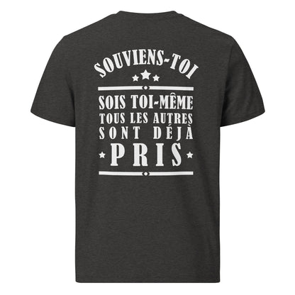 T-shirt unisexe en coton biologique - Souviens-toi