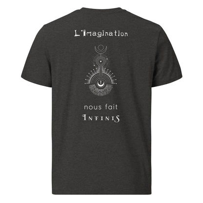 T-shirt unisexe en coton biologique - L'imagination nous fait infinis