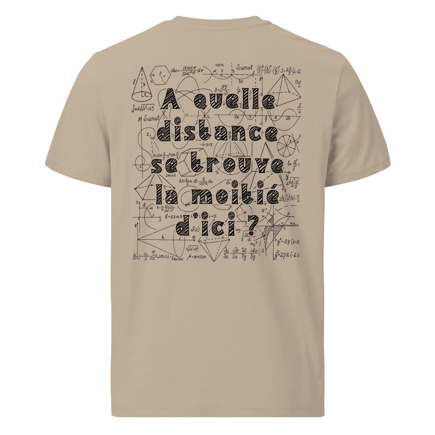 T-shirt unisexe en coton biologique - A quelle distance se trouve