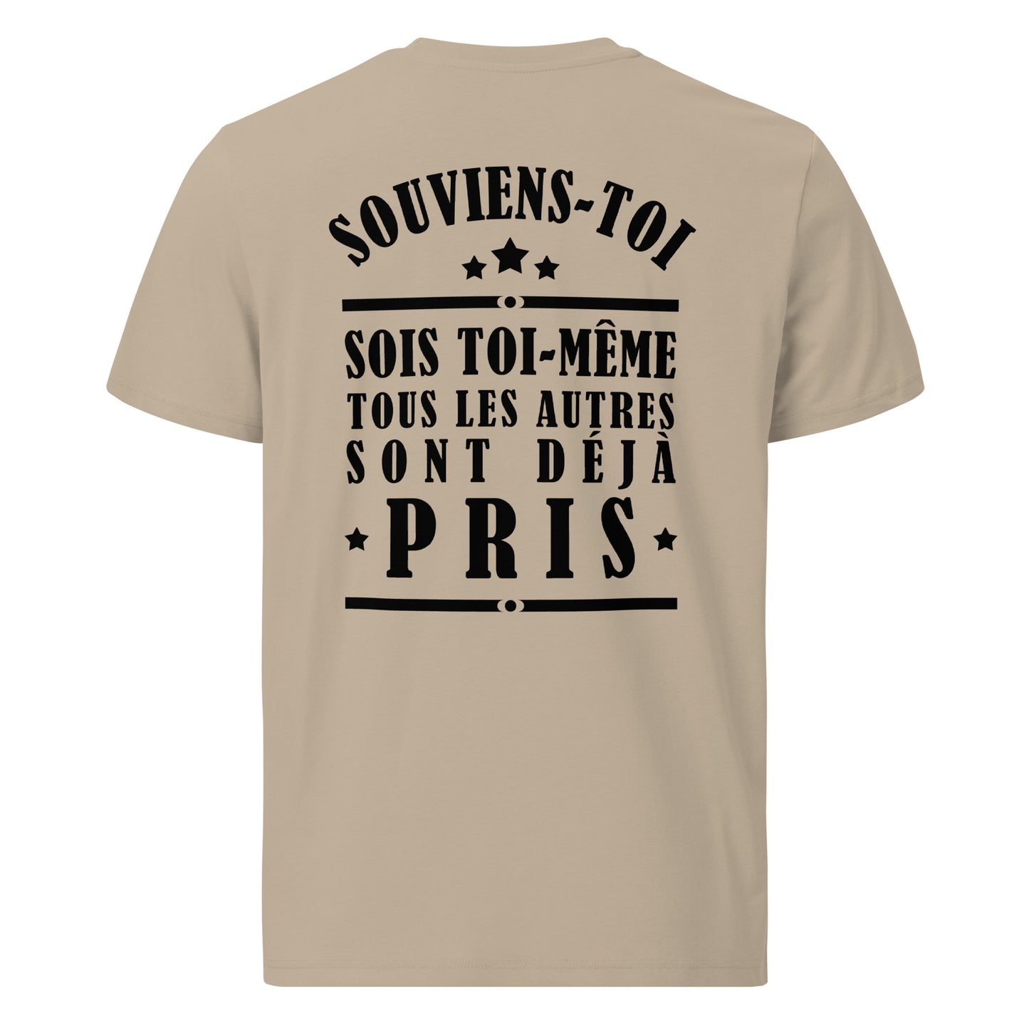 T-shirt unisexe en coton biologique - Souviens-toi