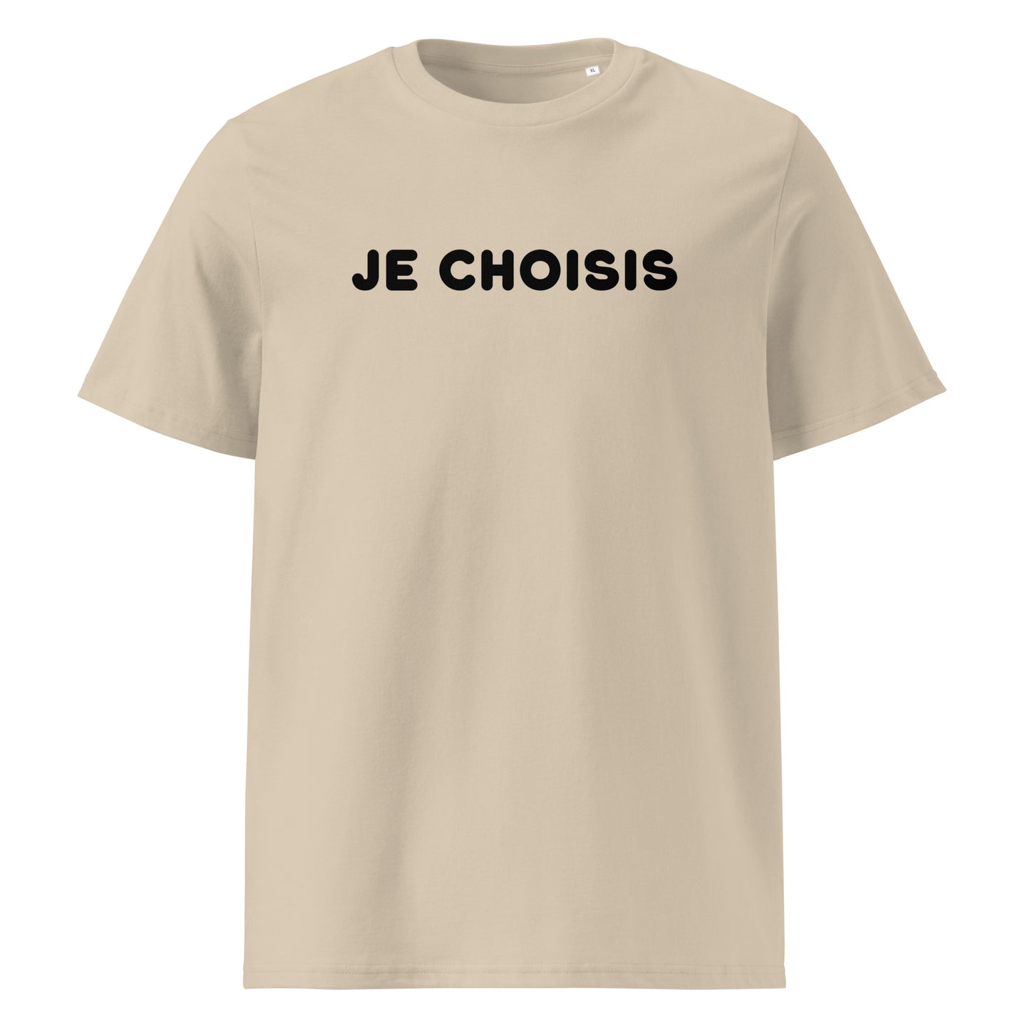 T-shirt unisexe en coton biologique - Je choisis