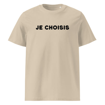 T-shirt unisexe en coton biologique - Je choisis