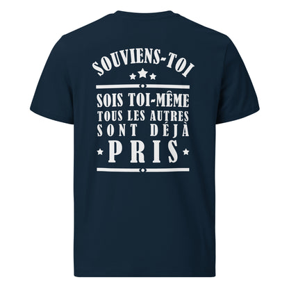 T-shirt unisexe en coton biologique - Souviens-toi