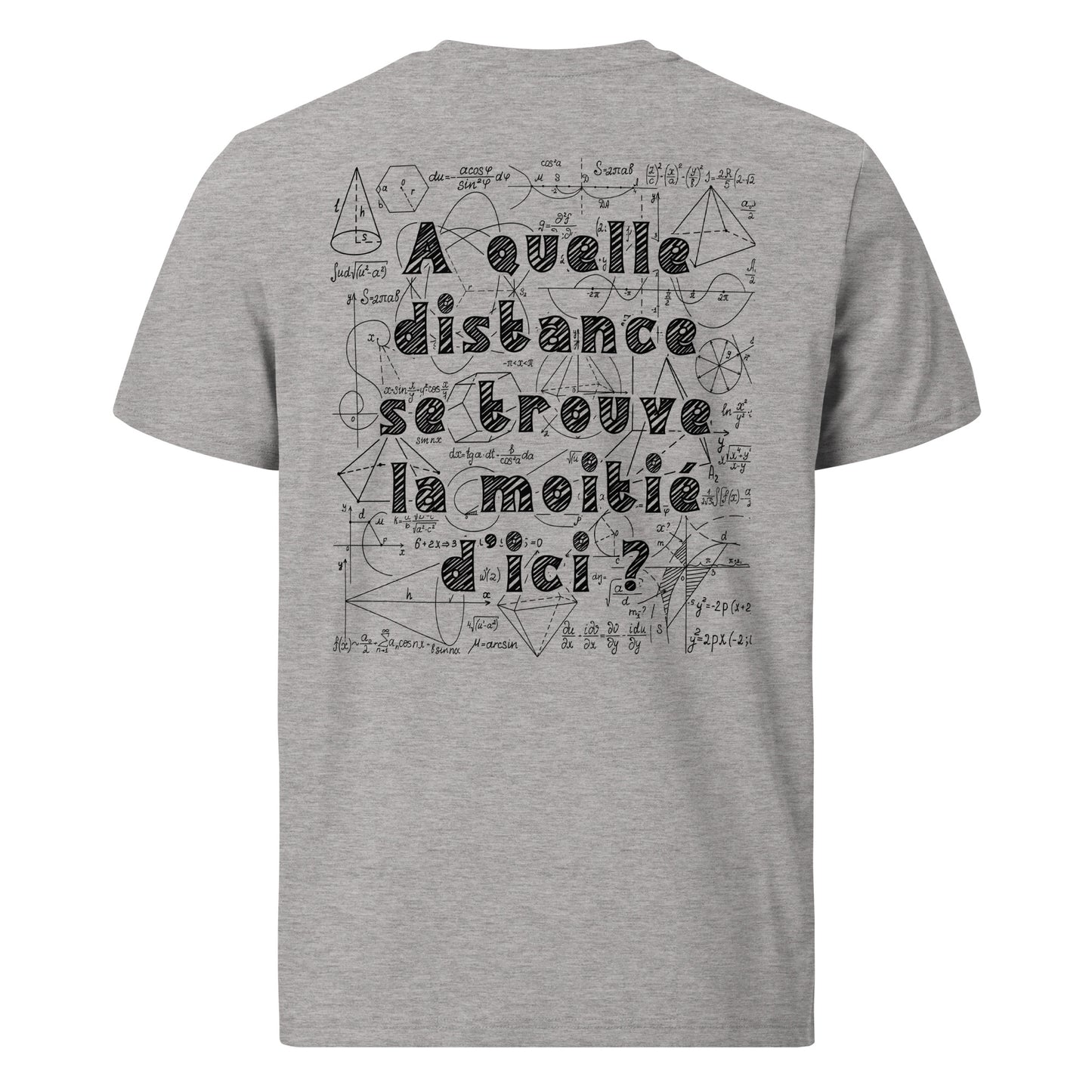 T-shirt unisexe en coton biologique - A quelle distance se trouve