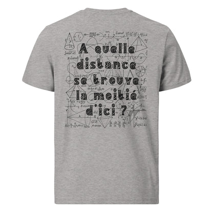 T-shirt unisexe en coton biologique - A quelle distance se trouve