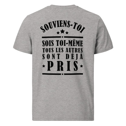 T-shirt unisexe en coton biologique - Souviens-toi