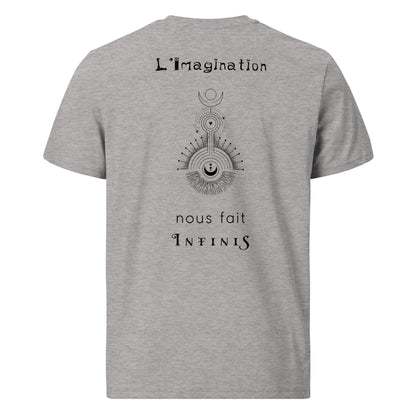 T-shirt unisexe en coton biologique - L'imagination nous fait infinis