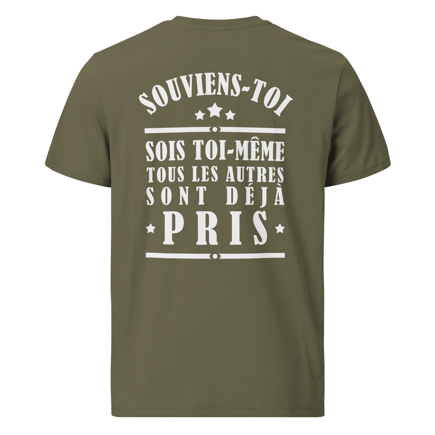 T-shirt unisexe en coton biologique - Souviens-toi