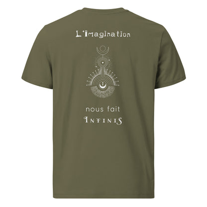 T-shirt unisexe en coton biologique - L'imagination nous fait infinis