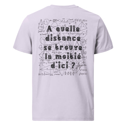 T-shirt unisexe en coton biologique - A quelle distance se trouve