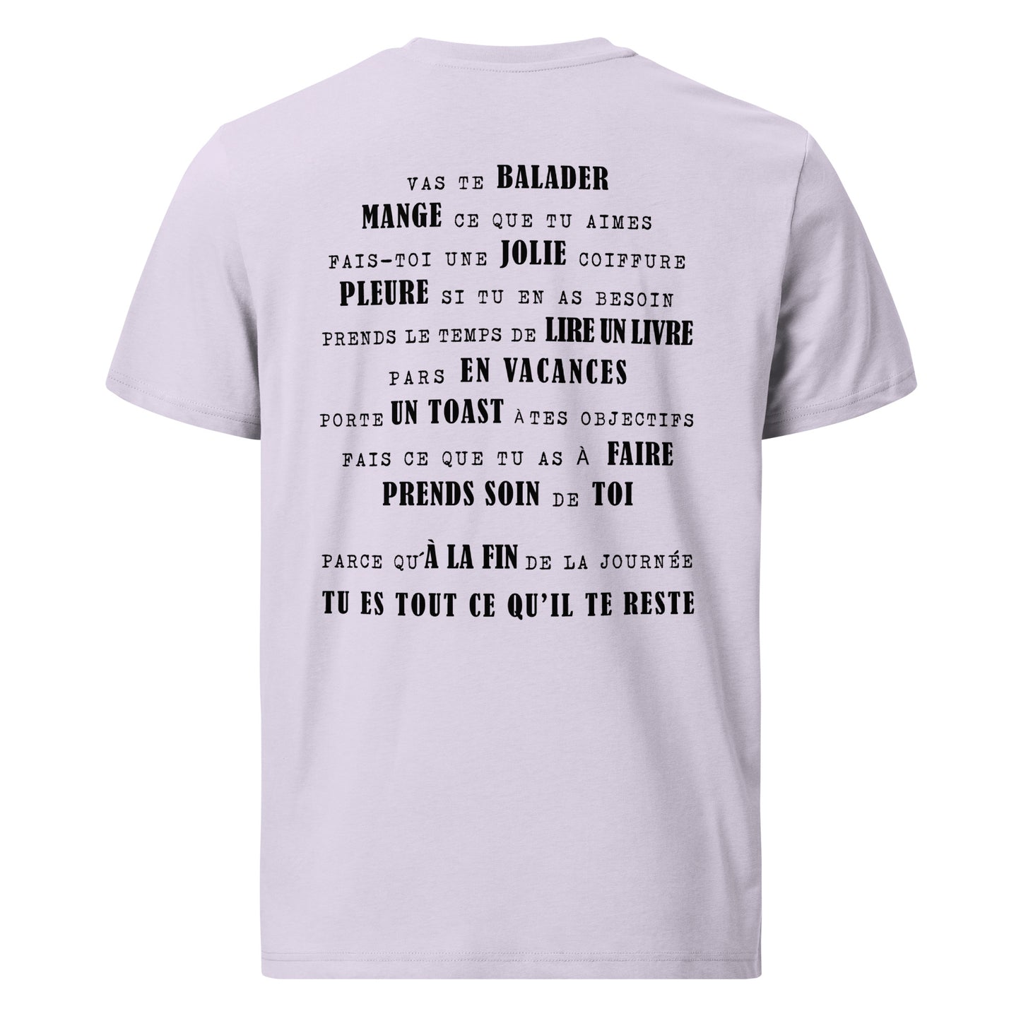 T-shirt unisexe en coton biologique - Vas te ballader