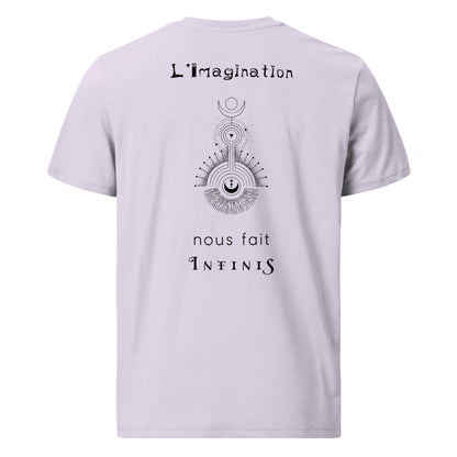 T-shirt unisexe en coton biologique - L'imagination nous fait infinis