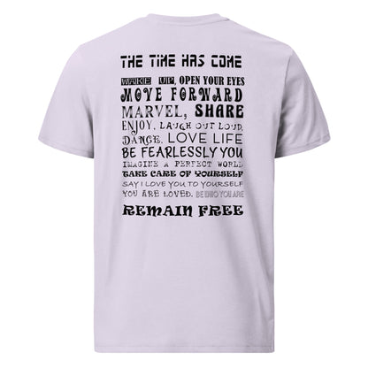 Unisex organic cotton t-shirt - The Time has come