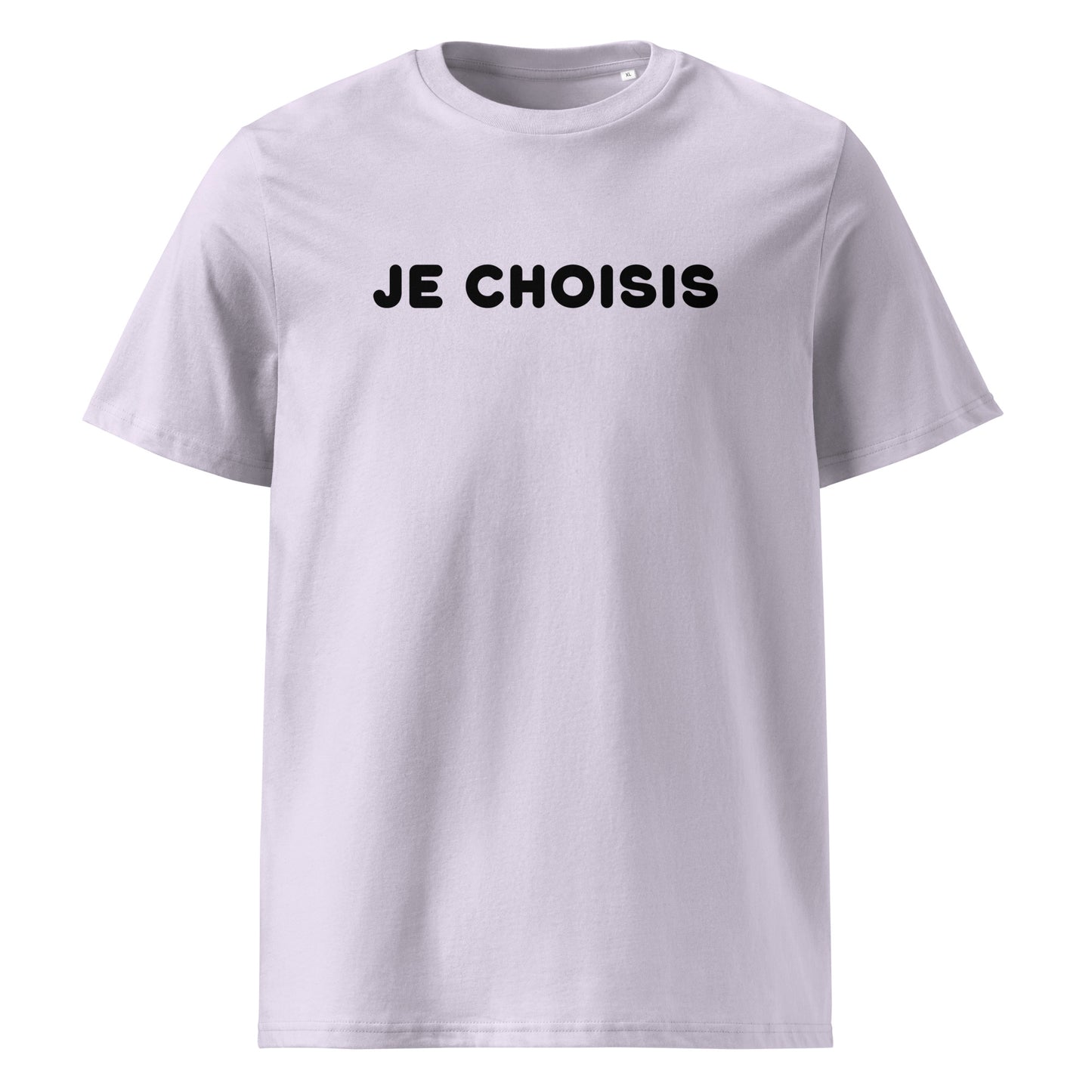 T-shirt unisexe en coton biologique - Je choisis