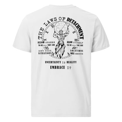 Unisex organic cotton t-shirt - The Laws of Detachment